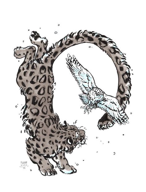 Leapord Drawings, Snow Leopard Illustration, Leopard Sketch, Snow Leopard Drawing, Snow Leopard Tattoo, Snow Leopard Art, Leopard Drawing, Big Cat Tattoo, Leopard Tattoos