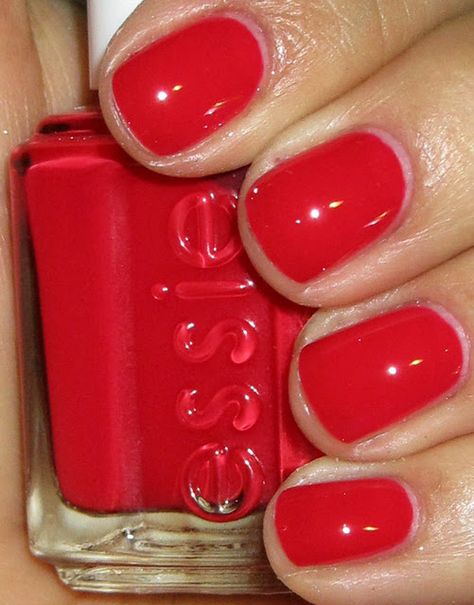 Essie: Lollipop Holiday Nail Colors, Christmas Nail Polish, Fairy Nails, Essie Nail Colors, Red Polish, Holiday Nail Designs, Nail Colors Winter, Winter Red, Nails Colors