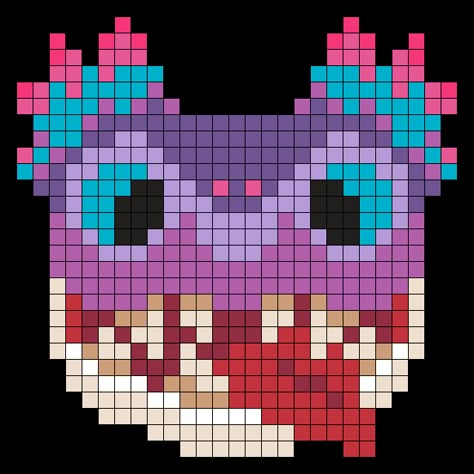 Klombo From Fortnite Perler Bead Pattern | Bead Sprites | Characters Fuse Bead Patterns Perler Beads Fortnite, Fortnite Perler Beads, Fortnite Perler Bead Patterns, Fortnite Pixel Art, Cross Stitch Games, Pokemon Cross Stitch Patterns, Pokemon Cross Stitch, Kandi Cuffs, Fuse Bead Patterns