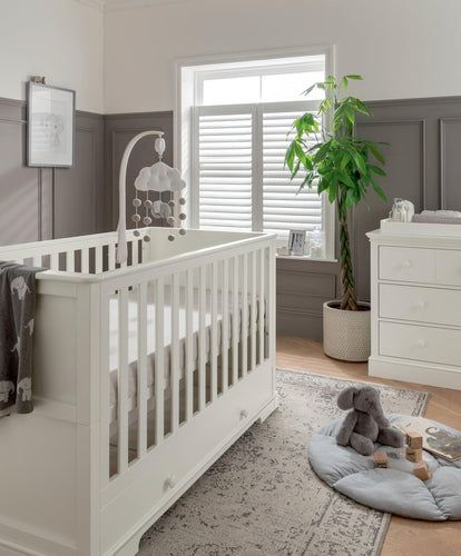 Toddler Day Bed, Grey Cot, Bed And Dresser, Store Bedding, Nursery Furniture Collections, Under Bed Drawers, Baby Room Inspiration, White Cot, Cot Bed