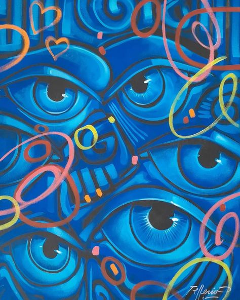 Rhythm In Art, Repetition Art, Rhythm Art, Piercing Eyes, Photoshop Artwork, Principles Of Art, Principles Of Design, Rhythm And Blues, Acrylic Art