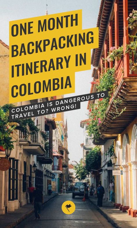 One Month Backpacking Itinerary in Colombia  - Colombia is dangerous to travel to Backpacking Itinerary, Colombia Country, Colombia Travel Guide, Travel Colombia, South America Travel Destinations, Visit Colombia, Backpacking South America, Backpacking Asia, Colombia Travel