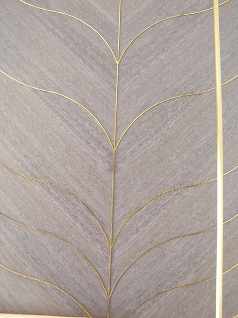 Brass inlay floor