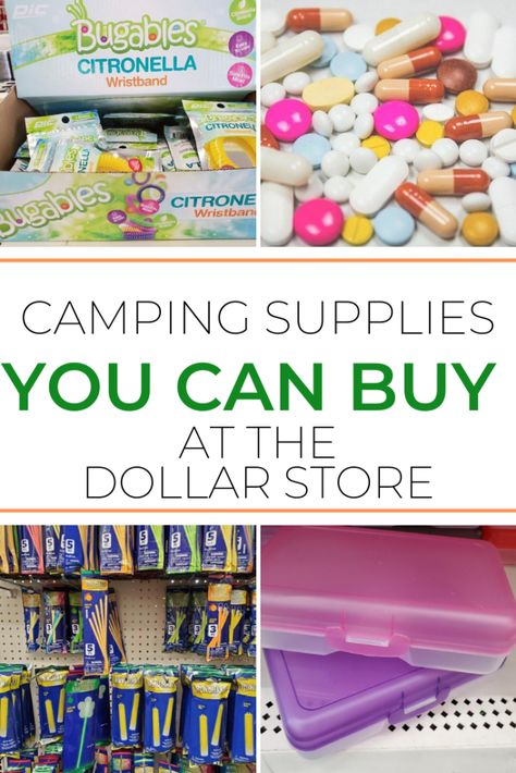 Dollar Tree Camping Supplies Complete A to Z List - Crazy Camping Girl Dollar Tree Camping, What To Take Camping, Tree Camping, Camping 101, Camping Hacks Diy, Camping List, Camping Organization, Camping Guide, Family Camping Trip