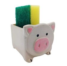 eBay shopping cart Pig Kitchen Decor, Pig Kitchen, Kitchen Sponge Holder, Ceramic Soap Dish, Kitchen Vanity, Farmhouse Kitchen Design, Kitchen Sponge, Cute Kitchen, Ceramic Kitchen