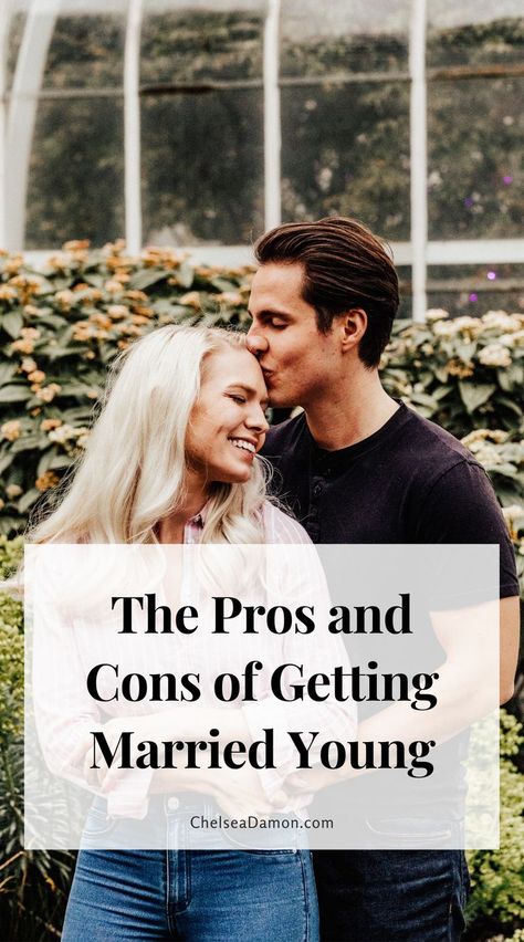 Should you get married young? Or should you wait to get married? It's a tough question that, in my opinion, doesn't have a right answer. Couples work out because of their humility, willingness to work together, ability to forgive, and set goals.

That said, there are positives and negatives to when you decide to get married. Getting Married Young, Married Life Quotes, Dating A Married Man, Better Marriage, Marrying Young, Marriage Therapy, Love Is A Choice, Marriage Material, Mom Encouragement