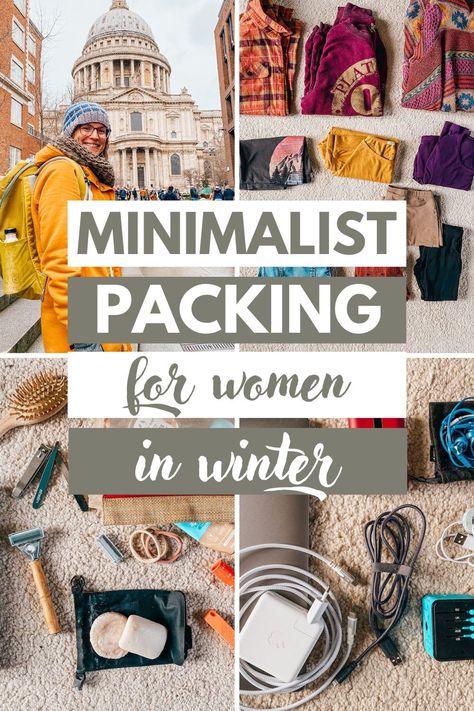 Winter travel can be daunting with all the layers and gear, but our minimalist packing list is here to simplify things. We focus on essentials that pack a punch in warmth without taking up too much space. Discover items that are non-negotiable for any cold-weather trip, and learn how to streamline your packing process with our easy-to-follow guide. Travel light, even in the heaviest of winters. Cold Weather Packing List, Minimalist Travel Wardrobe, Winter Trip Packing List, Winter Travel Packing, Cold Weather Packing, Cold Weather Travel, Winter Vacation Outfits, Carry On Packing Tips, Minimalist Packing