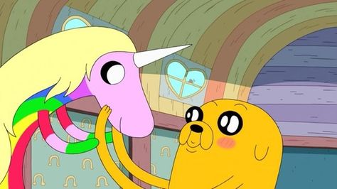 Jake And Rainicorn, Lady Rainicorn, Halloween Duos, Jake The Dogs, Bojack Horseman, Adventure Time Anime, Halloween Cosplay, Cartoon Network, Reaction Pictures