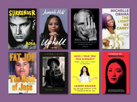 Recommendations for recent and upcoming celebrity memoirs : NPR Memoir Books, Constance Wu, Fat Joe, Hollywood Music, Lauren Graham, Harry Potter Films, Patti Smith, Paul Newman, Extraordinary Life