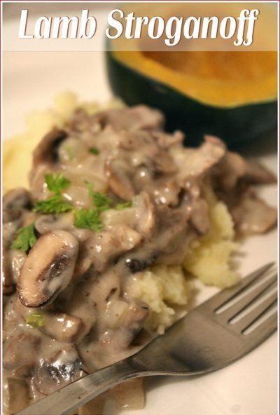 One of the great things about winter is that all of a sudden I have develop a craving for heary stews and chunky roast joints of meat.  Somehow, these just don’t seem to be appropriate in the… Lamb Stroganoff Recipe, Leftover Lamb Recipes, Leftover Roast Lamb, Lamb Roast Recipe, Lamb Casserole, Leftover Lamb, Lamb Stew Recipes, Roast Lamb, Lamb Dishes