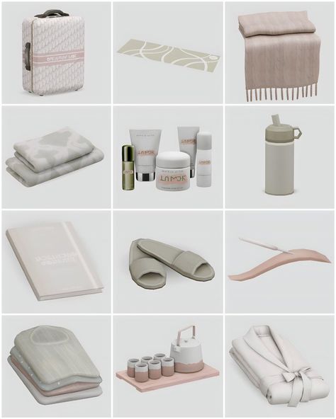 Sims 4 Cc Random Clutter, Sims 4 Spa Cc, Cas Cc Sims 4, Sims 4 Clean Girl Cc, Sims 4 Dorm Cc, Sims 4 Clutter Cc Decor, Sims 4 Exterior Cc, Aesthetic Sims 4 Cc, Builds Sims 4