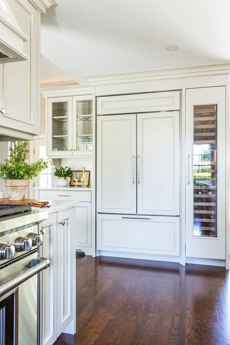 Paneled Refrigerator, Modern Renovation, Custom Kitchens, Martha's Vineyard, South Shore, Home Trends, Clever Design, Bath Design, Custom Cabinetry