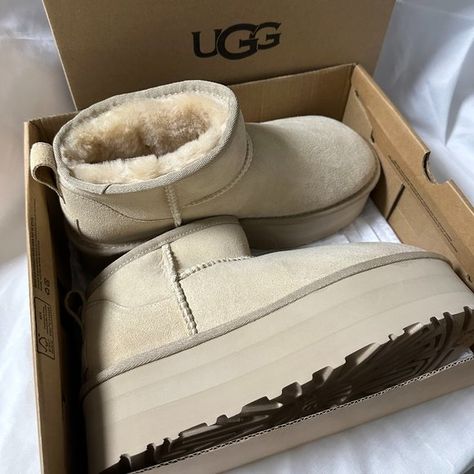 UGG Women’s Classic Ultra Mini Platform Mustard Seed Ugg Women, Ugg Mini, Mustard Seed, Ugg Shoes, Mustard, Quick Saves