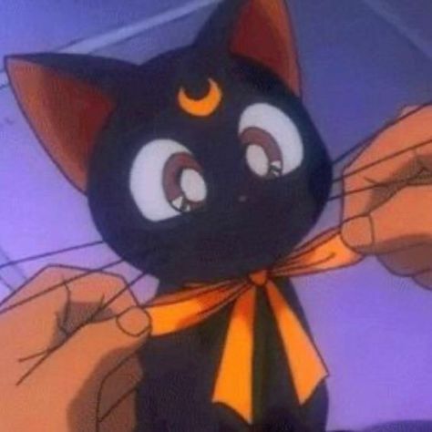 Sailor Moon Aesthetic Icon, Moon Aesthetic Icon, Spotify Profile, Sailor Soldiers, Sailor Moon Gif, Sailor Moon Cat, Sailor Moon Screencaps, Luna And Artemis, Sailor Moon Luna