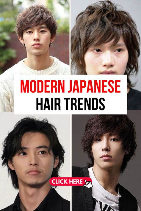 16 Japanese Hairstyles to Elevate Your Style in 2024 Japanese Hairstyle Men Medium, Japanese Perm Men, Hairstyle For Big Ears, Asian Men Haircut Medium, Japanese Men Haircut, Japanese Perm, Japanese Men Hairstyle, Japanese Haircut, Japanese Hairstyles