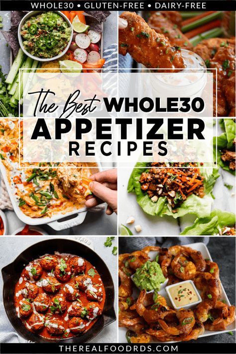 Whole 30 Recipes Appetizers, Whole 30 Potluck Ideas, Whole30 Potluck Recipes, Allergen Free Appetizers, Dairy Free Mexican Appetizers, While 30 Appetizers, Paleo Dip Recipes, Dairy Free Party Appetizers, Dairy And Gluten Free Appetizers