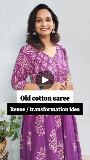 6.8K views · 12K reactions | Old saree upcycle / reuse idea 💡💡 
Comment "yes" if you want to upcycle your old/new saree 💕
.
.
.
.
#sareereused #sareetransformation #sareerecycled #sareeupcycle #oldsareereused #oldsaree #oldsareenewdress #oldsareenewlook #sareestyling #fashion_fitness_by_dimpy #dimpys_boutique_bed_decor #fashiontips #celebritystyle #trending | Preeti Jain Reusing Sarees Ideas, Old Silk Saree Reuse Ideas, Suits From Saree, Old Clothes Reuse Ideas, Reuse Old Sarees Ideas, Upcycle Saree, Old Saree Reuse Ideas, Saree Upcycle, Saree Dress Design Ideas