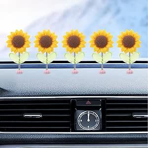 Dashboard Decorations, Decor For Car, Office Desk Decoration, Desk Decoration, Sunflower Decor, Car Dashboard, Office Desk Decor, Home Office Desk, Sunflower Design