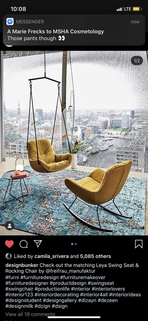 Room Swing, Indoor Swing Chair, Indoor Swing, Swing Design, Swing Dancing, Swing Chair, Swinging Chair, My New Room, Hanging Chair