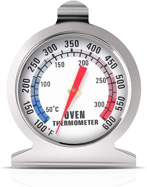 Amazon.com: Oven Thermometer 50-300°C/100-600°F, Oven Grill Fry Chef Smoker Thermometer Instant Read Stainless Steel Thermometer Kitchen Cooking Thermometer for BBQ Baking: Kitchen & Dining Oven Appliance, Big Gift Boxes, Oven Thermometer, Oven Temperature, Baking Crafts, Thermometer Temperature, Must Have Kitchen Gadgets, Best Oven, Cooking Thermometer