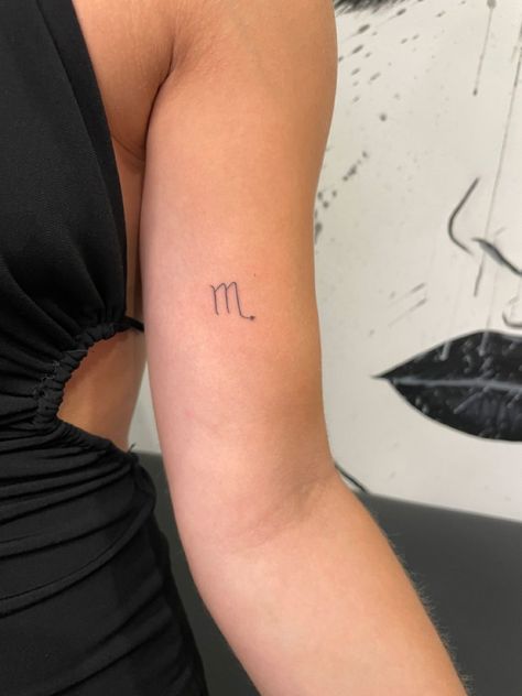 Scorpio Sign Tattoos, Scorpio Constellation Tattoos, Scorpion Tattoos, Scorpio Zodiac Tattoos, Partner Tattoos, Horoscope Tattoos, M Tattoos, Scorpio Tattoo, Scorpion Tattoo