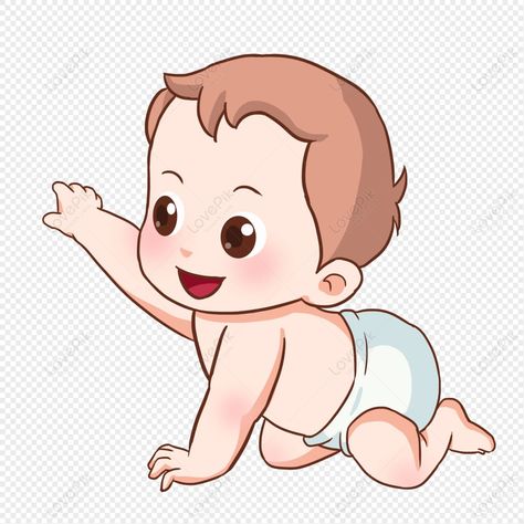 Toddler Graphics, Baby Cartoons, Cartoon Body, Baby Illustration, Boy Drawing, Crawling Baby, Baby Drawing, Baby Images, Creative Profile Picture