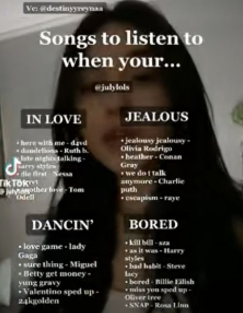 Songs To Listen To When Your Jealous, Songs To Post To Make Him Jealous, Songs For When Ur In Love, Songs To Listen To When, Kitty Videos, Vibe Music, Hello Kitty Videos, Best Love Songs