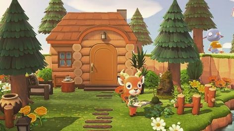 ↟ ↟ 𝙴𝚎𝚟𝚎𝚎 ↟ ↟ on Instagram: “Beau. A stag’s story. Ft. Dizzy the photobomber ⠀⠀⠀⠀⠀⠀⠀⠀⠀ • • • #animalcrossing #animalcrossingnewhorizons #ACNH #newhorizons…” Animal Crossing Villager Yards, Cottagecore Yard, Acnh Villager Yard, Animal Crossing Garden Ideas, Acnh Witchy, Adventure Time Oc, Cute Animal Crossing, Acnh House, Animal Crossing Pc