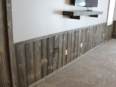 Barn Wood | WoodHaven Log & Lumber Barnwood Paneling, Rustic Wainscoting, Knotty Pine Paneling, Wood Wainscoting, Wainscoting Styles, Barnwood Wall, Wallpaper Accent Wall, Wood Siding, Wood Wallpaper