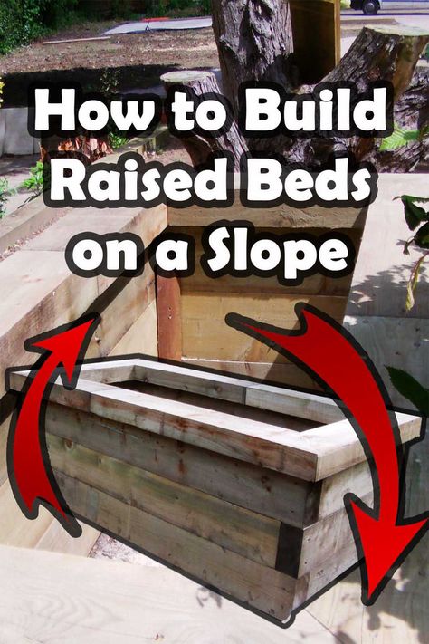 Looking to build raised beds on a slope? Our expert guide has got you covered. Our step-by-step instructions will help you create a beautiful and functional garden space no matter the slope. We'll cover everything from materials to design options, and provide you with tips and tricks to make the process as easy as possible. Say goodbye to struggling with uneven terrain and hello to a thriving garden! Functional Garden, Building Raised Beds, Timber Beds, Timber Posts, Bed Steps, Landscape Construction, Thriving Garden, Brick Block, New Beds