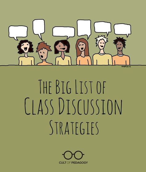 Discussion Strategies, Class Discussion, Socratic Seminar, Cult Of Pedagogy, Classroom Discussion, Instructional Strategies, Instructional Coaching, English Classroom, Learning Strategies