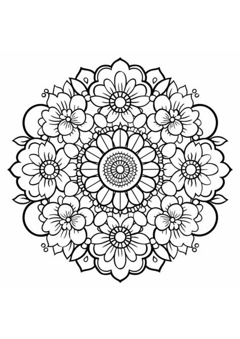 1. Notice This product is an instant download product and no physical product will be shipped. If you have any questions and concerns about the product, please feel free to contact us. Once downloaded you can print them as many times as you like 2. Product content includes 50+ printable PDFs of mandala coloring pages for adults (size A4 - 210 x 297 mm) 3. How to download and use 1. Once you complete your purchase, you will receive a downloadable digital file immediately. 2. You can save the proj Mandala Coloring Pages For Adults, Coloring Pages Mandala, Printable Mandala, Mandala Printable, Mandala Stencils, Adult Coloring Designs, Mode Crochet, Mandala Design Pattern, Free Adult Coloring Pages