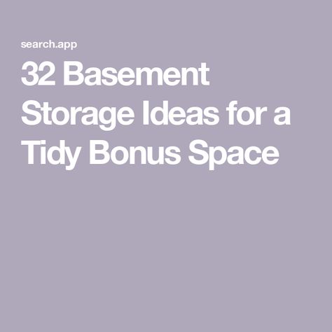 32 Basement Storage Ideas for a Tidy Bonus Space Storage Closet Ideas Basements, Basement Wall Storage Ideas, Store Room Ideas, Basement Storage Room, Basement Storage Ideas, Basement Closet, Bump Out, Basement Storage, Subscription Gifts