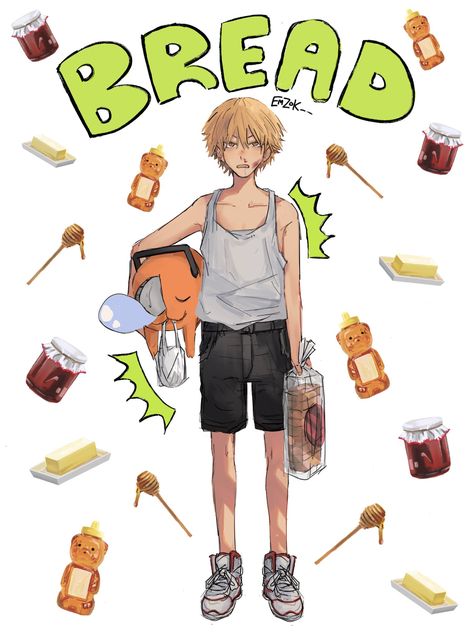 Manga Reader, Man Den, Cartoon Games, Read Image, Chainsaw Man, Cutie Patootie, Chainsaw, Manga Anime, Bread