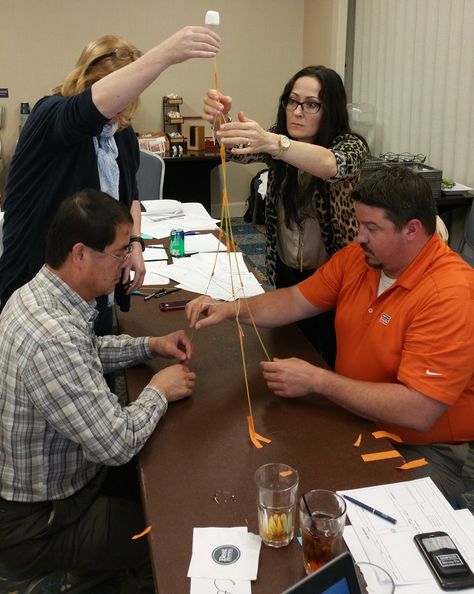 An Improved Marshmallow Challenge Marshmallow Challenge, Process Flow, Team Building Exercises, Continuous Improvement, Business Case, Employee Engagement, Team Building, Problem Solving, In The Heights