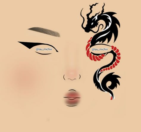 Dragon Makeup Tutorial, Dragon Makeup Look Easy, Tiger Eye Makeup, Dragon Eye Makeup, Dragon Eyeliner, Dragon Makeup Look, Ninja Makeup, Dragon Makeup, Makeup Tips Eyeshadow