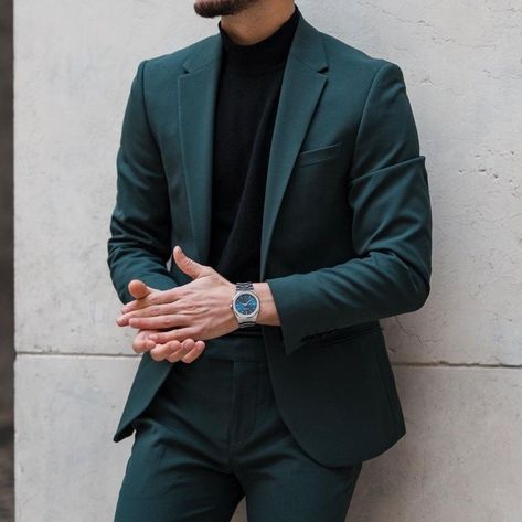 2 Piece Suits For Men, Beach Wedding Suit, Unique Mens Wedding Suits, Mens Suit Colors, Suits Green, Wedding Suit Groom, Green Suit Men, Beach Wedding Suits, Formal Suits Men