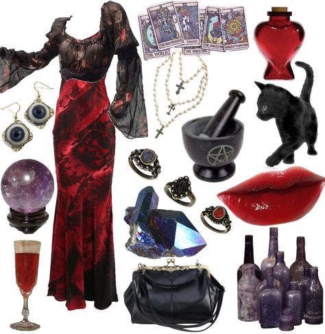 Vampirecore Outfits, Witchcore Outfit, Outfits Whimsigoth, Witchcore Fashion, Witch Aesthetic Outfit, Witchy Outfits, Goth 90s, Hippie Goth, Hex Girls