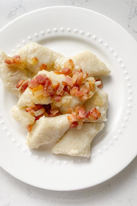 These Polish potato dumplings are by far the best way to repurpose leftover mashed potatoes. They are easy to make and incredibly versatile. Repurpose Leftovers, Making Gnocchi, Potato Dumplings, Leftover Mashed Potatoes, Making Mashed Potatoes, Wheat Flour, Chicken Eggs, Home Recipes, Gnocchi