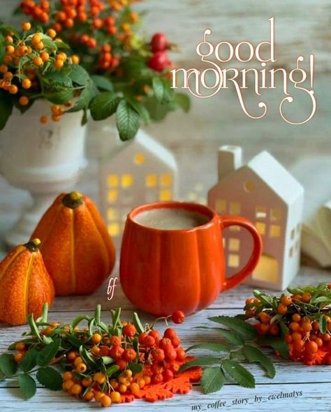 Good Morning To All, Good Morning Thursday, Morning Coffee Images, Good Morning Coffee Images, Morning Rose, Good Morning Wallpaper, Slaap Lekker, Cute Good Morning Quotes, Autumn Morning