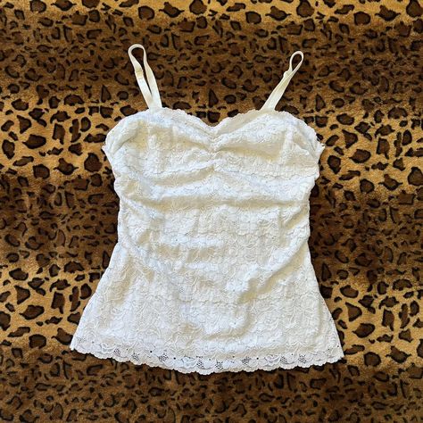 ✮✮ vintage y2k torrid lace cami top ✮✮ - size... - Depop Vintage Cami Top, Y2k Cami Top, Depop Clothes, Trilogy Tour, Vintage Cami, Y2k Cami, Prom Queen, Thrift Flip, Lace Cami Top