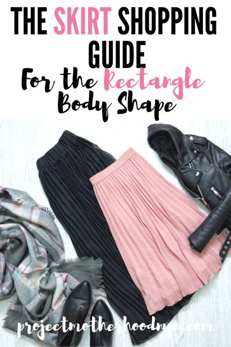 Outfit Ideas For Rectangle Body Shape Summer, Rectangle Body Shape Skirts, Clothes For Rectangle Body Shape, Find Your Body Shape, Rectangle Body Shape Fashion, Rectangle Body Type, Rectangle Body Shape Outfits, Dress For Body Shape, Post Pregnancy Body