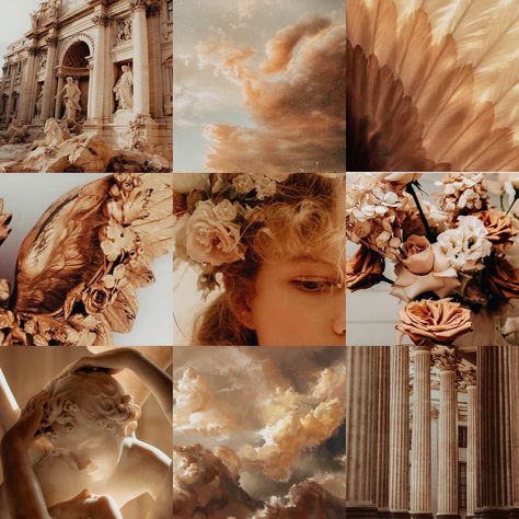 Character Mood Boards Story Inspiration, Greek Mythology Color Palette, Fantasy Moodboard Aesthetic, Sand Moodboard, Angel Moodboard, Adopt Idea, Mood Colors, Scenic Photography, Visual Aesthetics