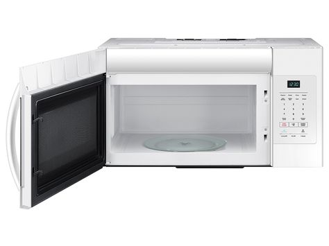 Samsung 1.6 cu. ft. Over The Range Microwave, White Samsung Oven, Samsung Microwave, Over The Range Microwave, Samsung 1, Range Microwave, Microwave Ovens, Built In Microwave, Ventilation System, Premium Design