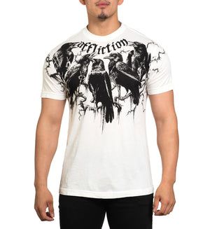 Crows - Affliction Clothing Mens Y2k Fashion, Affliction Clothing, Couple Tshirts, Collars For Women, Street Outfit, Red Tshirt, Dark Fashion, Crows, Cotton Style