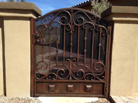 Ornamental Iron Gates, Wrought Iron Gate Designs, Wrought Iron Doors Front Entrances, Old Gates, Iron Garden Gates, Iron Trellis, Iron Front Door, Fence Gates, Iron Entry Doors