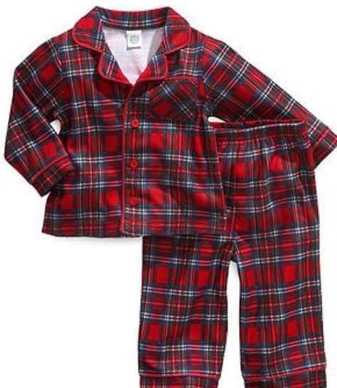 Plaid pj's Boys Night Dress, Plaid Pjs, Night Wear Dress, Boys Pjs, Baby Girl Clothes Winter, Baby Boy Pajamas, Dress For Kids