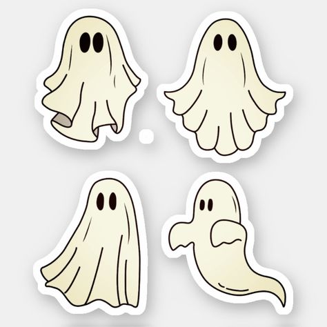 Cute Ghost Sticker Pack, Great stickers for Halloween and Fall. Digital Journaling Stickers, Fun Stickers Design, Halloween Stickers Png, Halloween Stickers Printable, Cute Halloween Stickers, Pumpkin Idea, Ghost Stickers, Creepy Pumpkin, Kindle Stickers