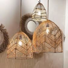 Boho Lamps Bohemian Decor, Beachy Boho Decor, Rattan Lampe, Bohemian Lamp, Boho Lamp, Rattan Shades, Beachy Boho, Tiny Bedroom, Boho Stil