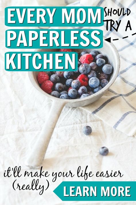 Paperless Kitchen | Minimalism | Zero Waste Living | Save Money | Save Time | Frugal Living TIps #paperlesskitchen Chores For Kids By Age, Paperless Kitchen, Homemade Cleaning Supplies, Natural Cleaning Solutions, Eco Friendly Cleaning Products, How To Teach Kids, Free Groceries, Zero Waste Kitchen, Money Save